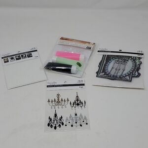 Recollections  Art Set - STENCILS, EPHEMERA,STICKERS PAINT